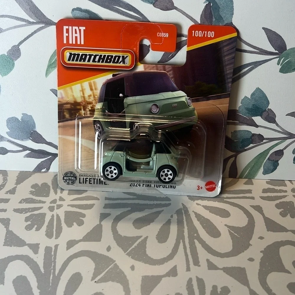 🚙 NIB Matchbox 2024 Fiat Topolino Vehicle Toy NWT Mint Green New